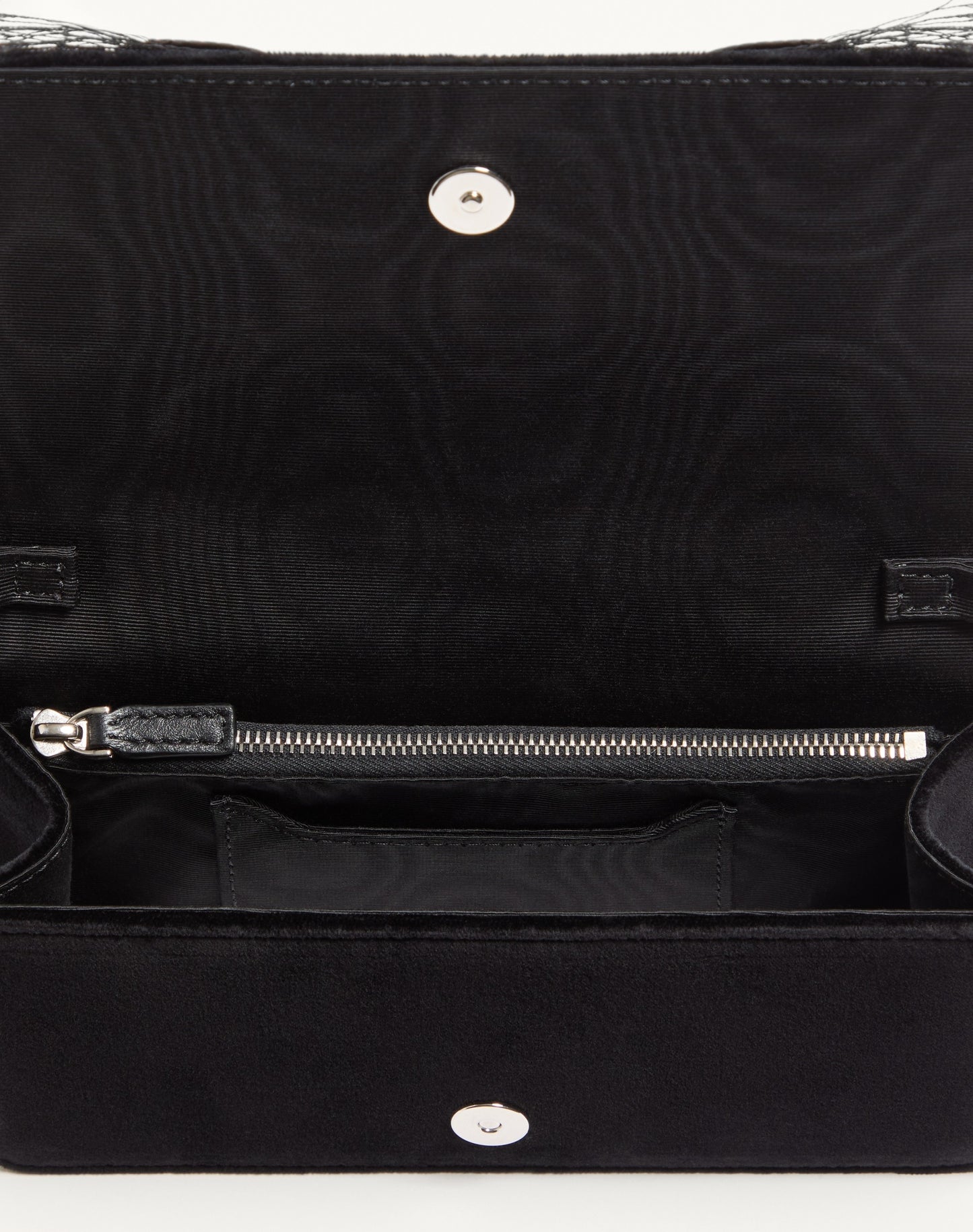 Vlogo Signature Mini Velvet Shoulder Bag