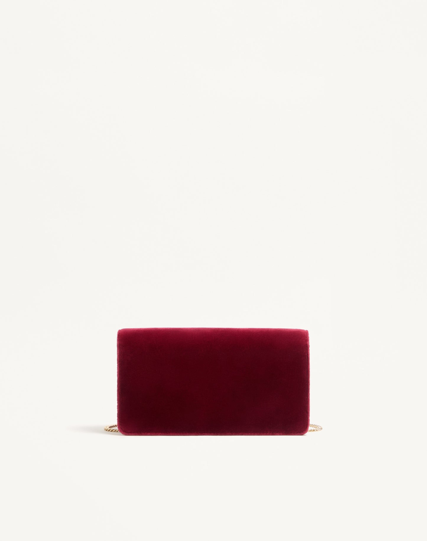 Vlogo Signature Mini Velvet Shoulder Bag