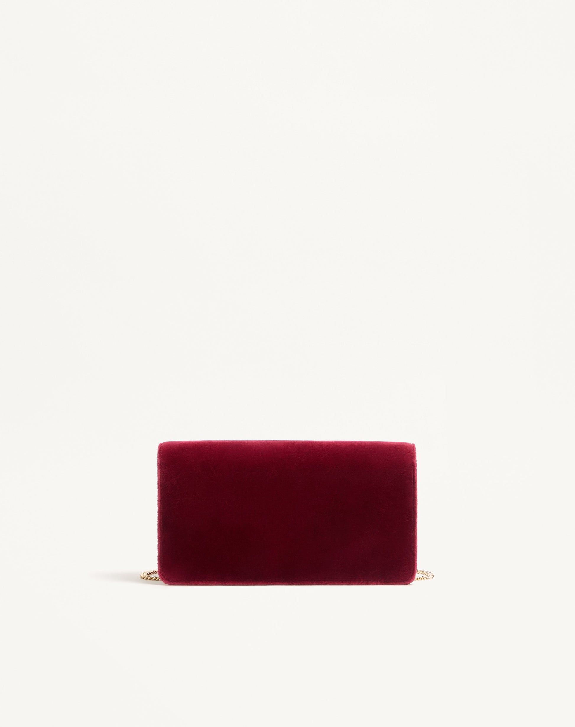 Vlogo Signature Mini Velvet Shoulder Bag