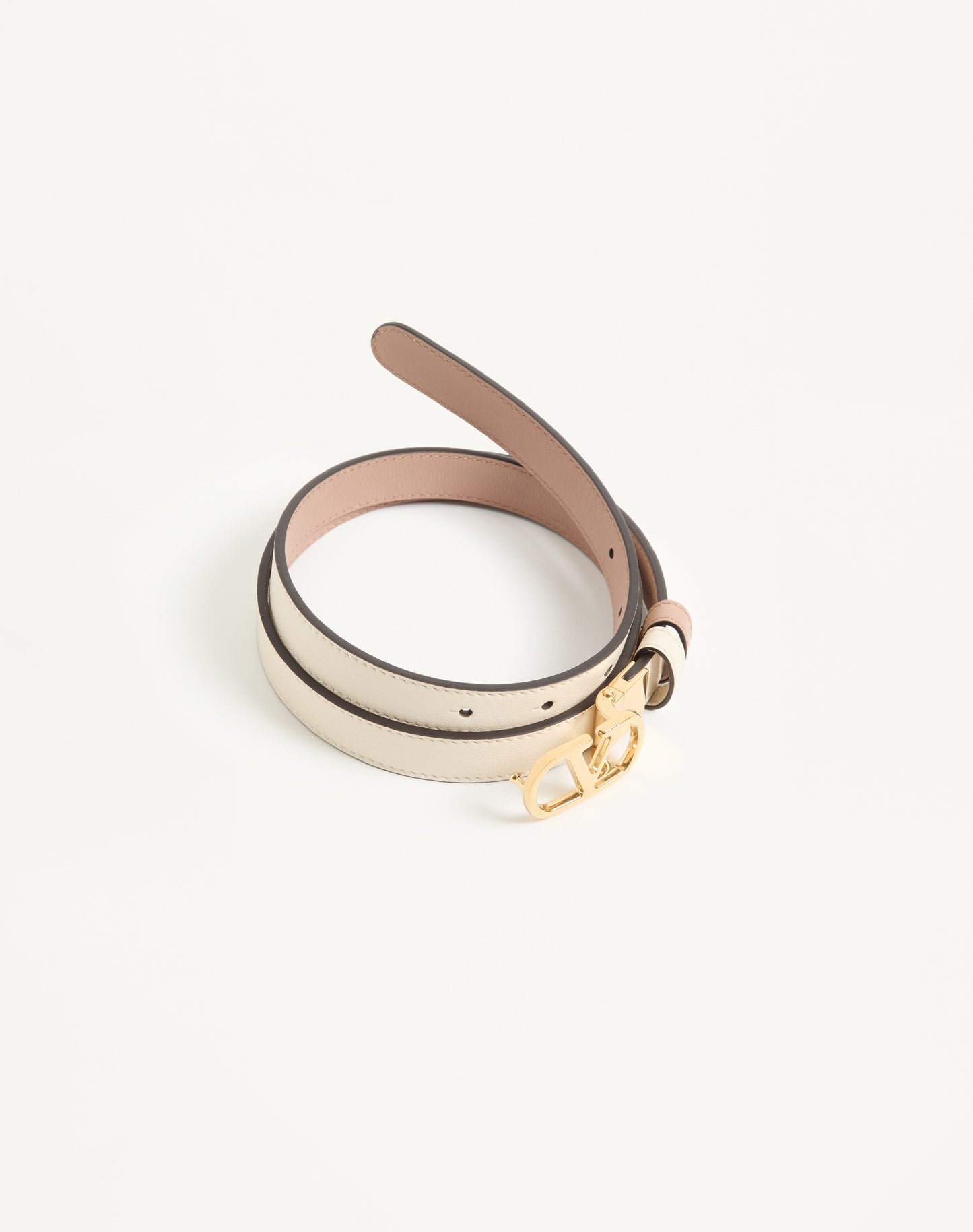 Vlogo Signature Reversible Shiny Calfskin Belt - 20mm / 1.2 In.