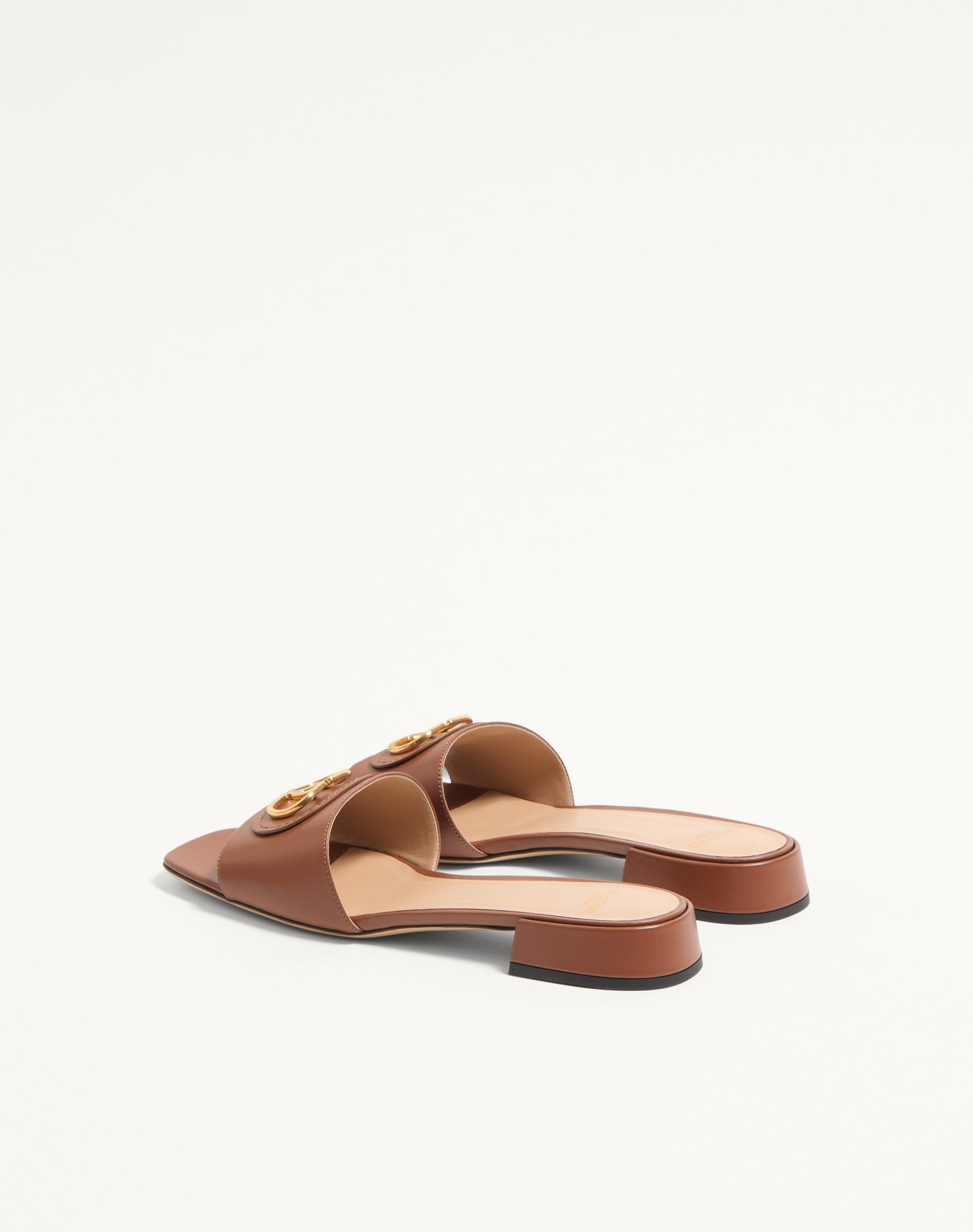 Vlogo Signature Slide Sandal In Calfskin 20mm