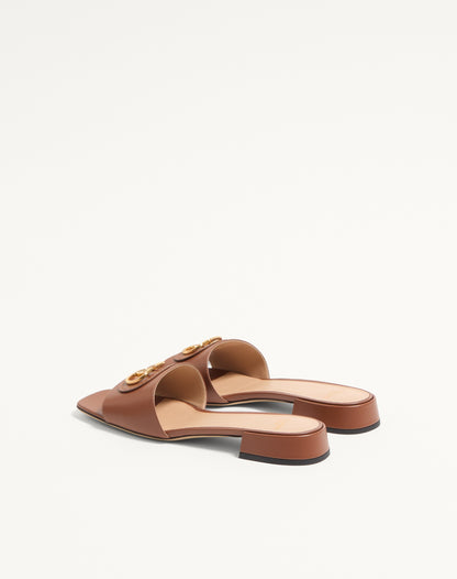 Vlogo Signature Slide Sandal In Calfskin 20mm