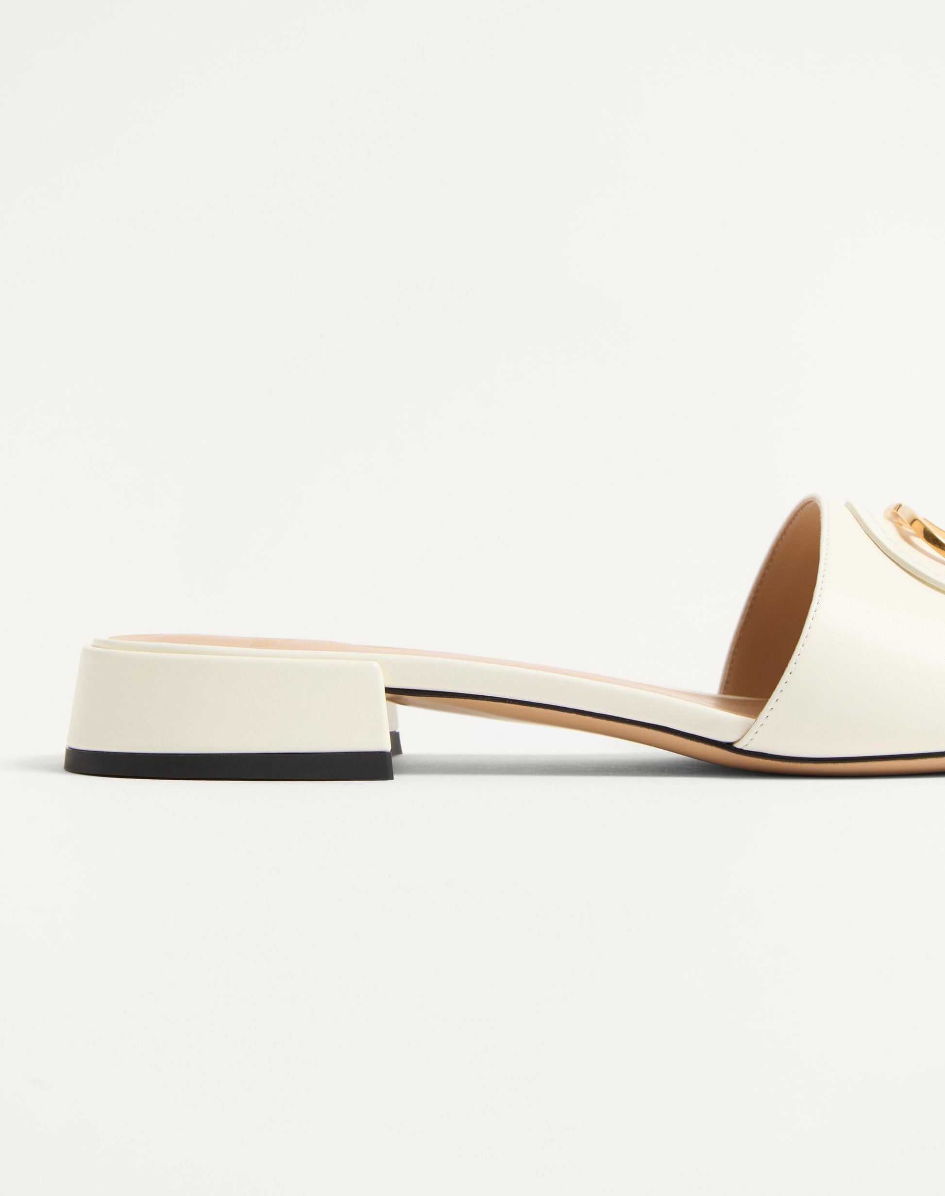 Vlogo Signature Slide Sandal In Calfskin 20mm