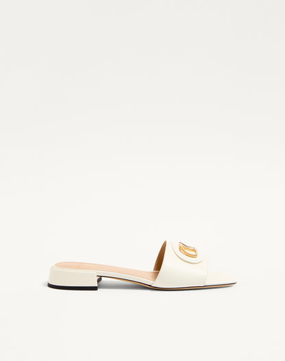 Vlogo Signature Slide Sandal In Calfskin 20mm
