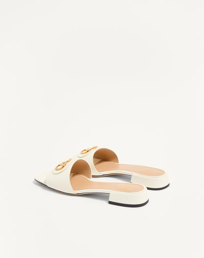 Vlogo Signature Slide Sandal In Calfskin 20mm