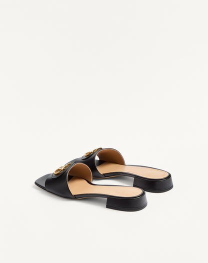 Vlogo Signature Slide Sandal In Calfskin 20mm