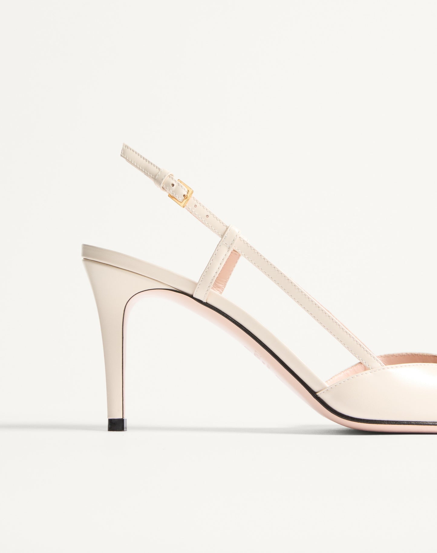 Vlogo Signature Slingback Calfskin Pump With Jewel Logo 80mm