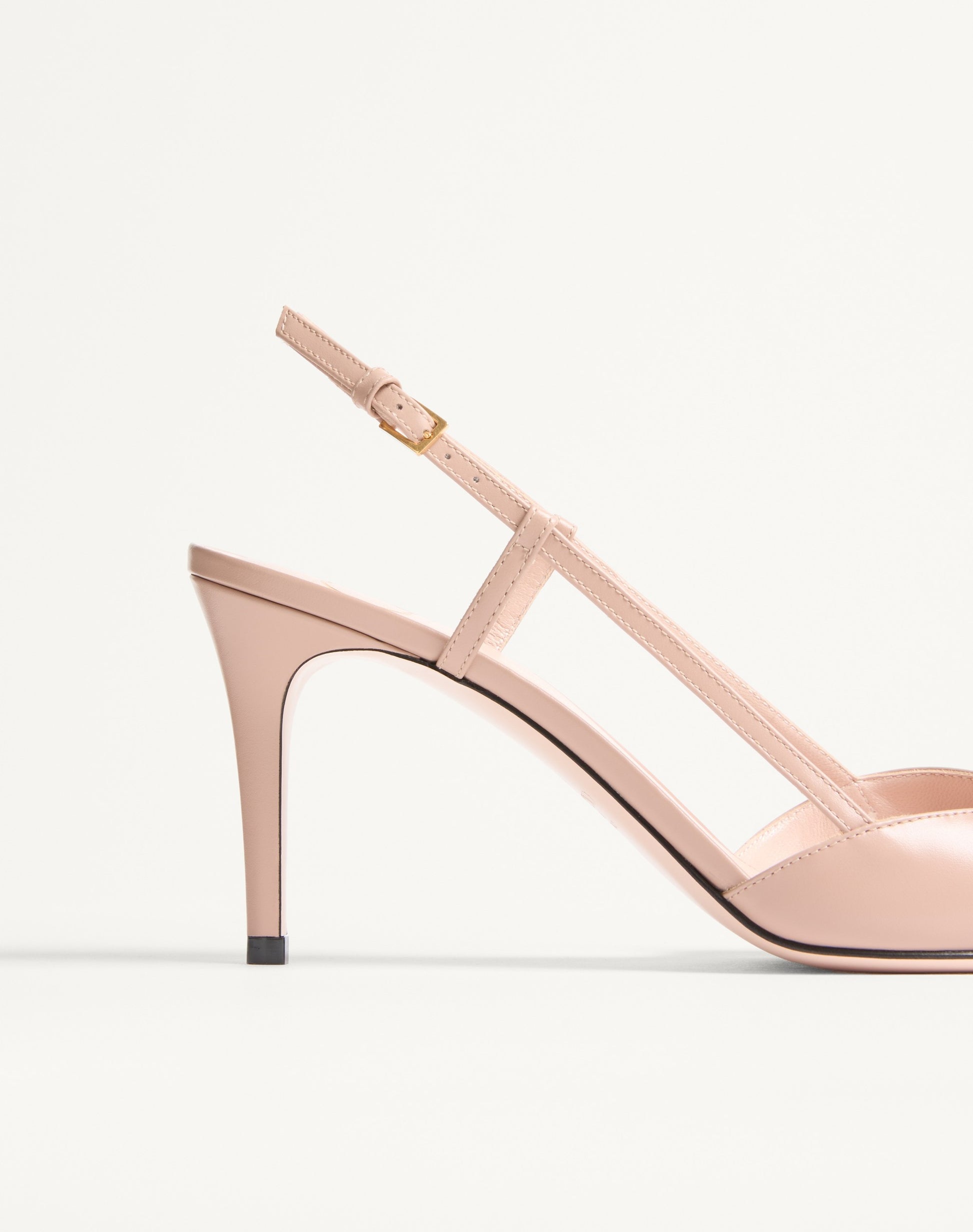 Vlogo Signature Slingback Calfskin Pump With Jewel Logo 80mm