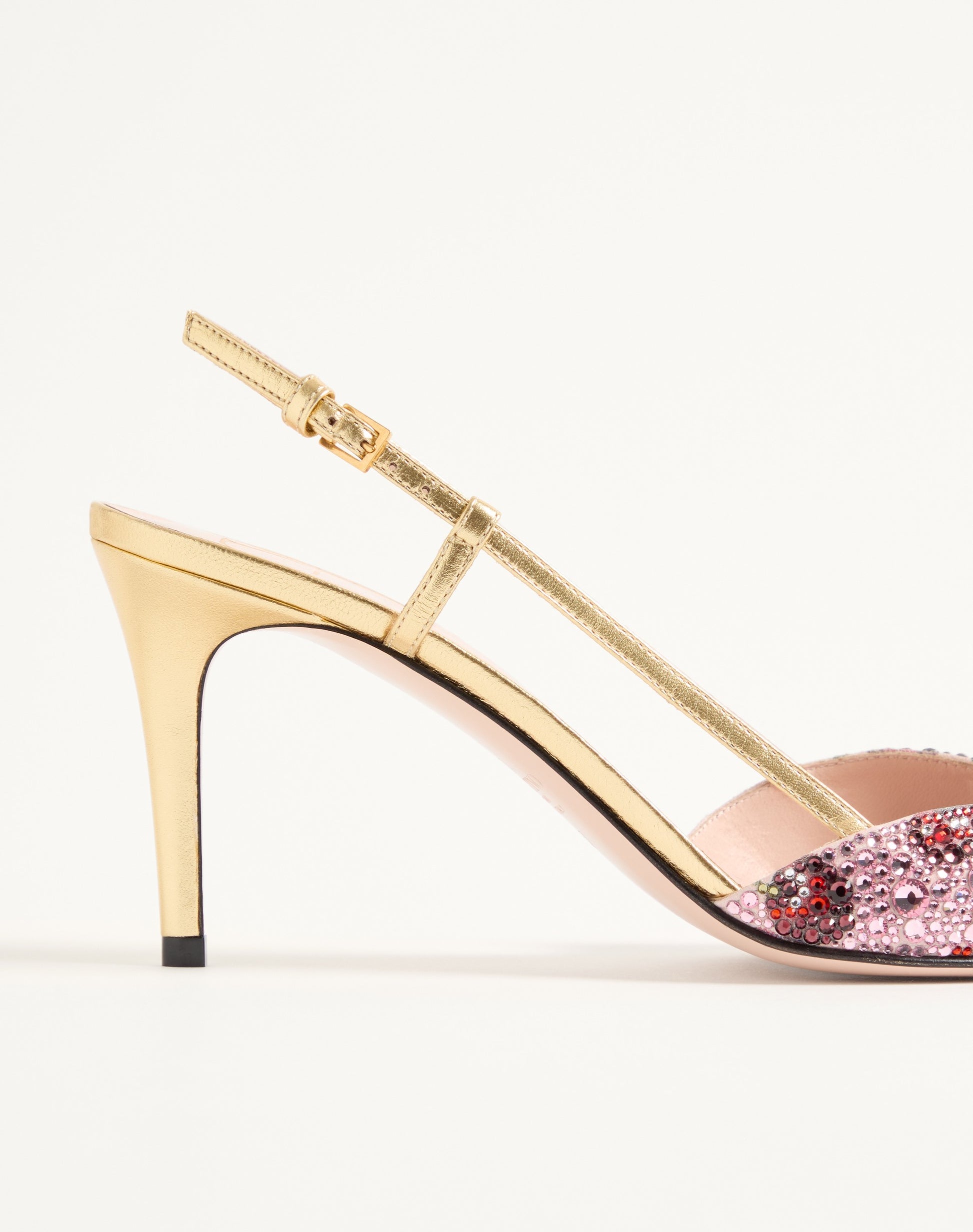 Vlogo Signature Slingback Décolleté With Cherryfic Embroidery 80mm