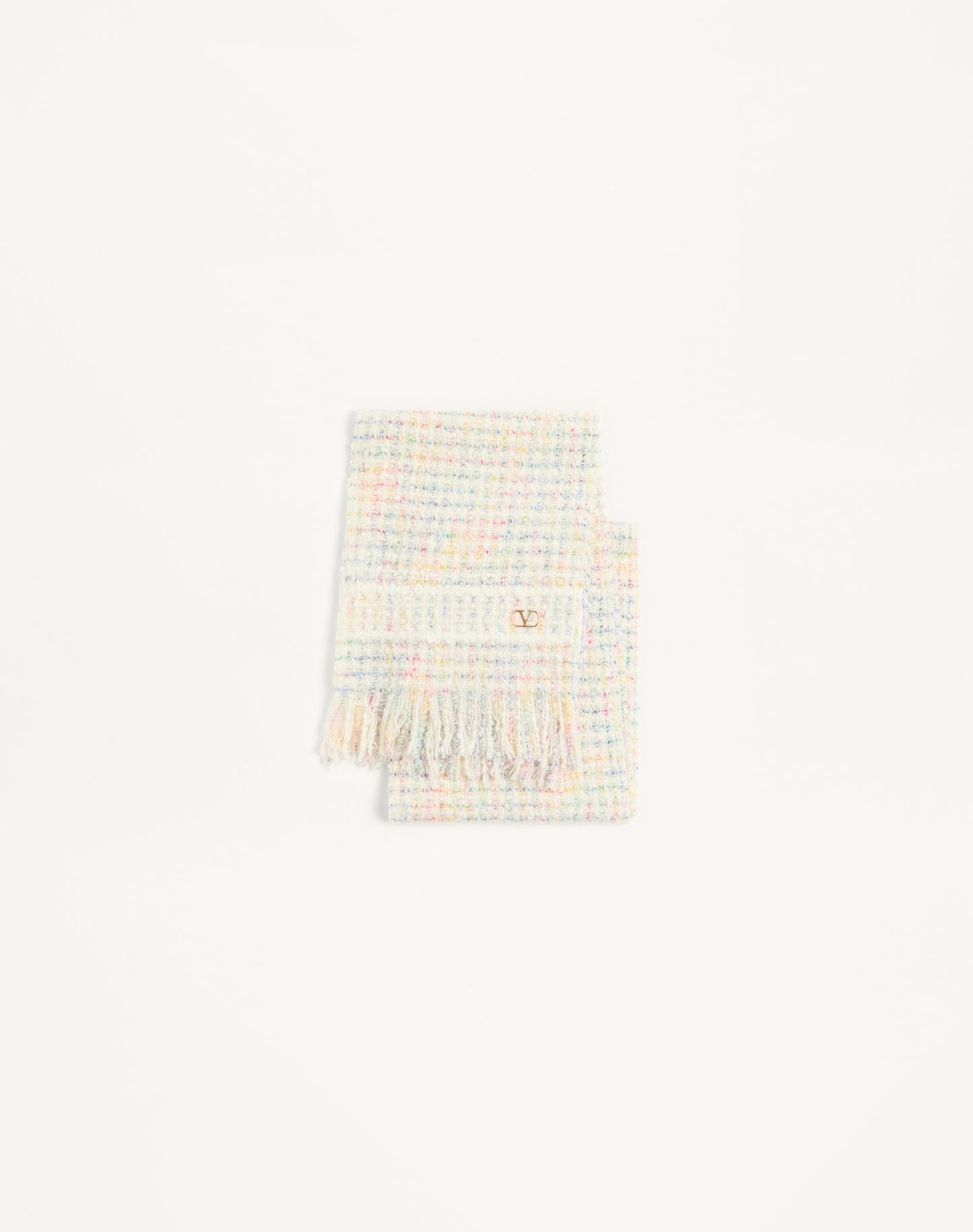 Vlogo Signature Wool And Cashmere Scarf