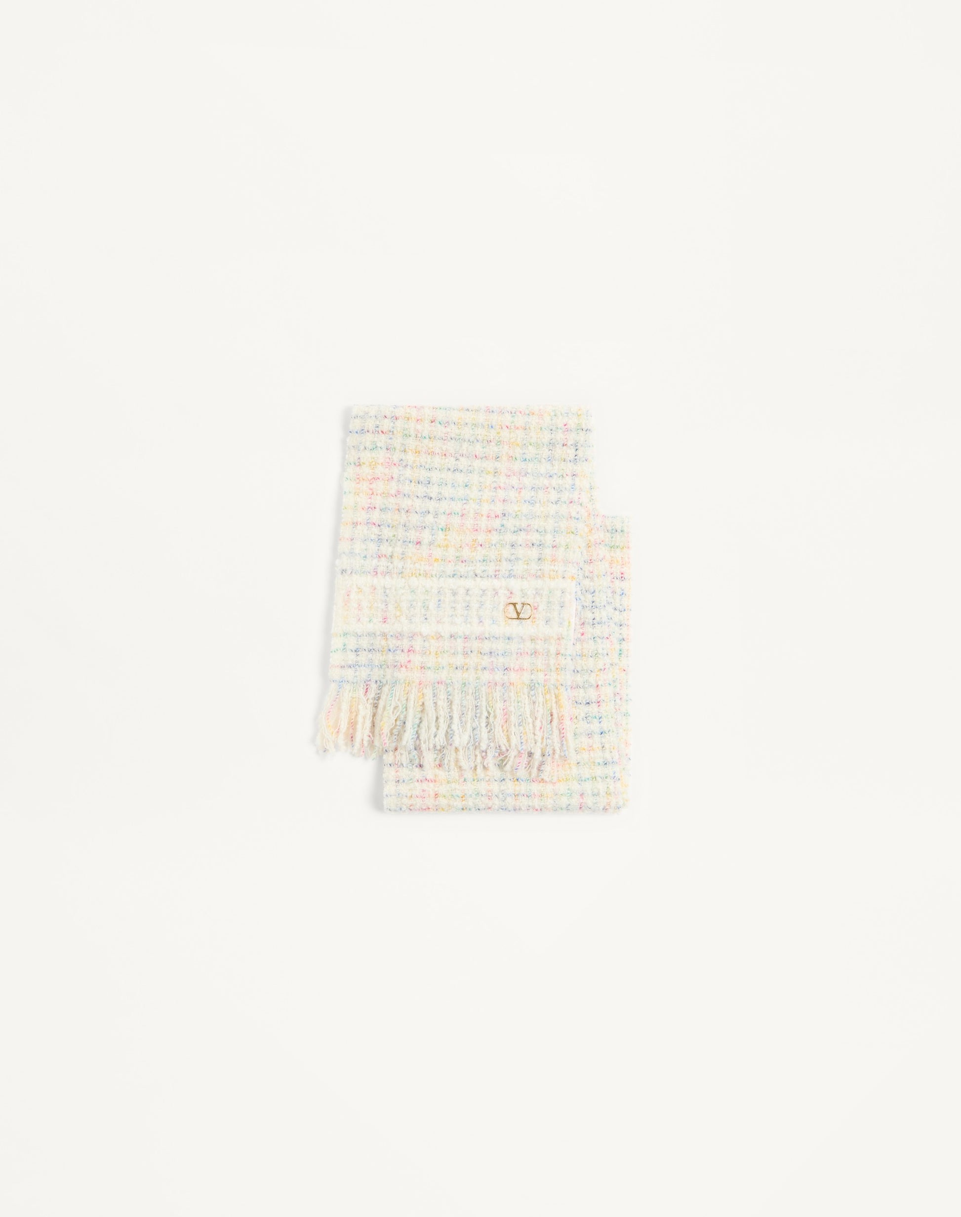 Vlogo Signature Wool And Cashmere Scarf
