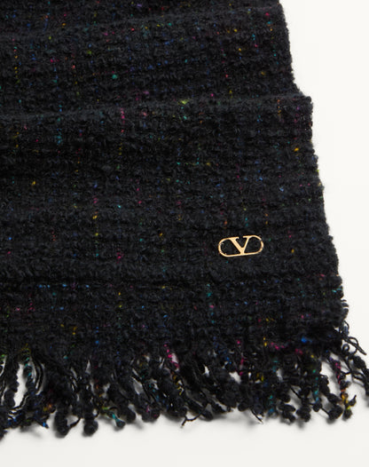 Vlogo Signature Wool And Cashmere Scarf