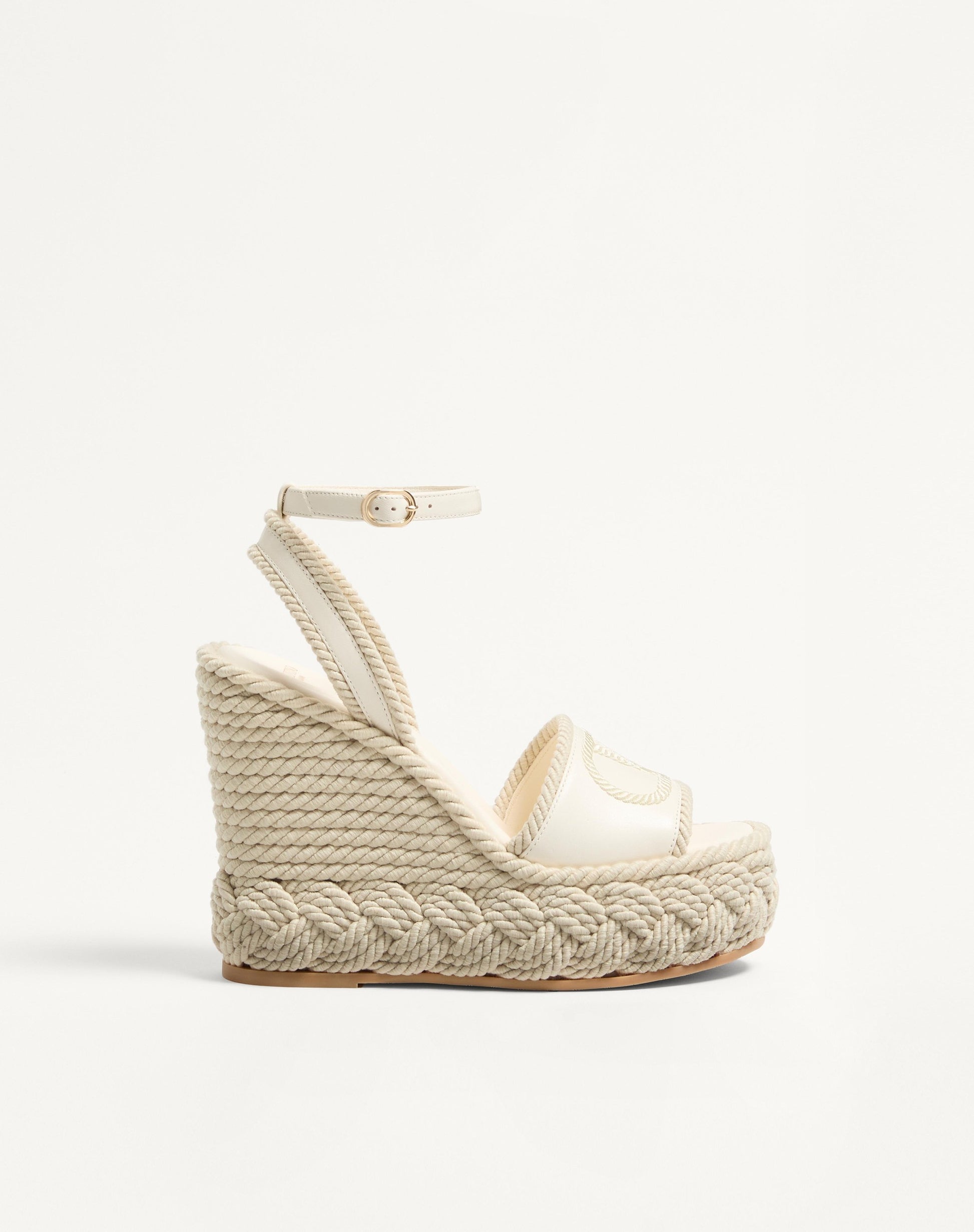Vlogo Torchon Wedge Sandal In Nappa 130mm