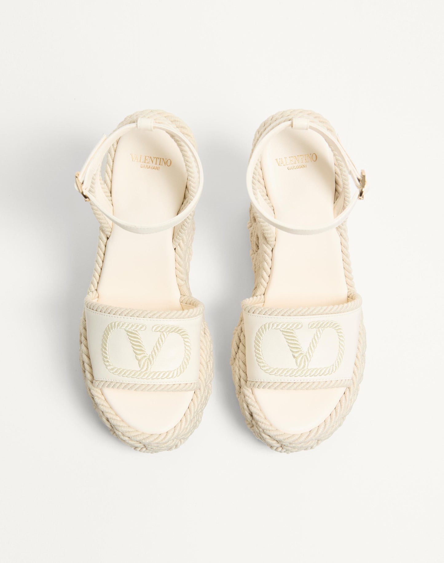 Vlogo Torchon Wedge Sandal In Nappa 130mm