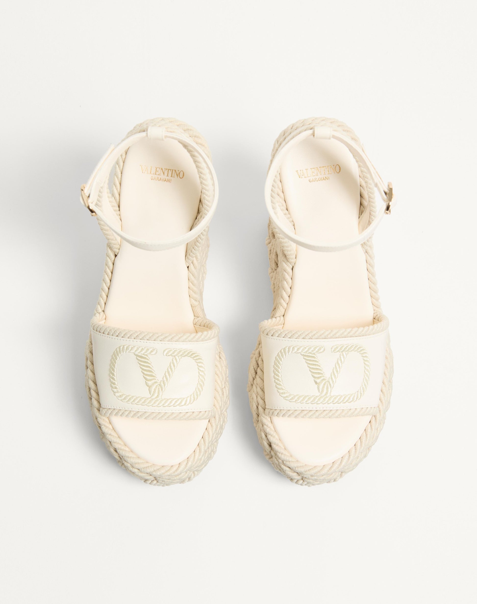 Vlogo Torchon Wedge Sandal In Nappa 130mm