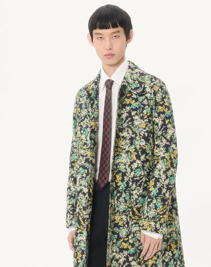 Valentie Silk And Jacquard Tie With Design