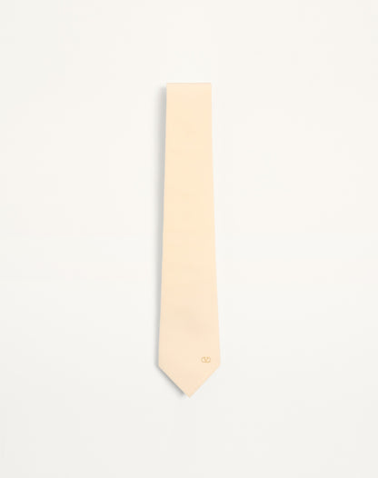 Valentie Silk Tie With Vlogo Signature Detail