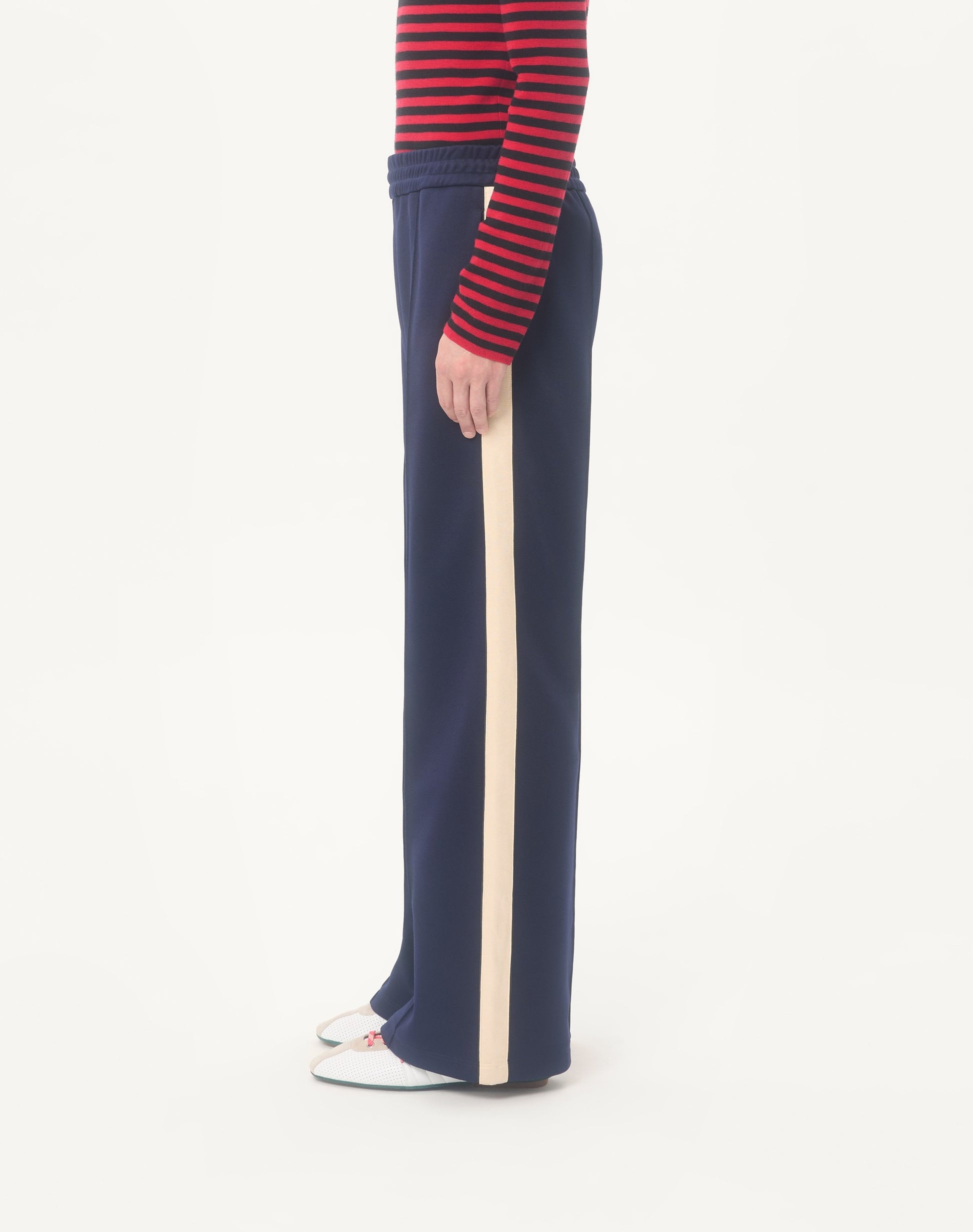 Valentino Acetate Trousers With Vlogo Patch