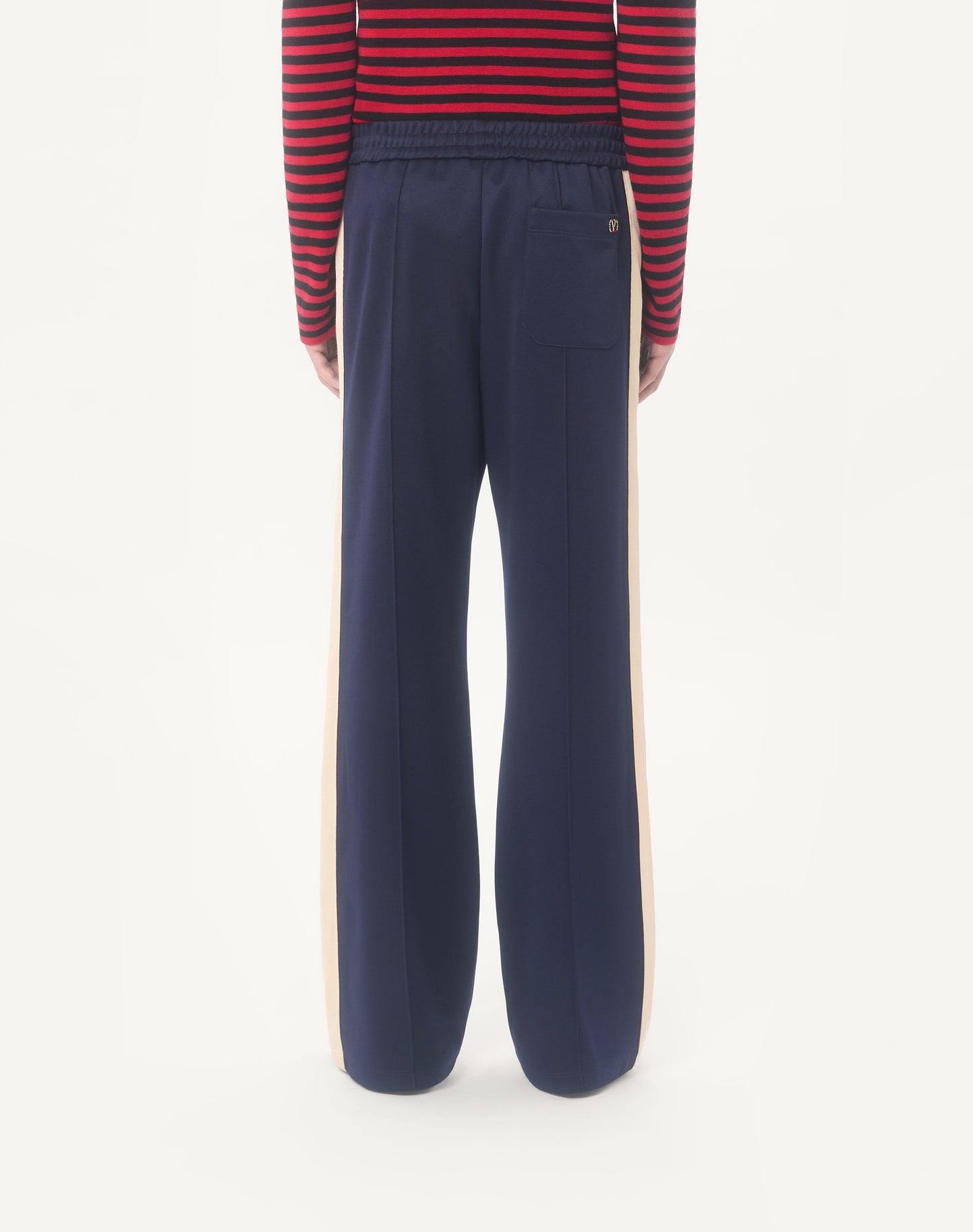 Valentino Acetate Trousers With Vlogo Patch