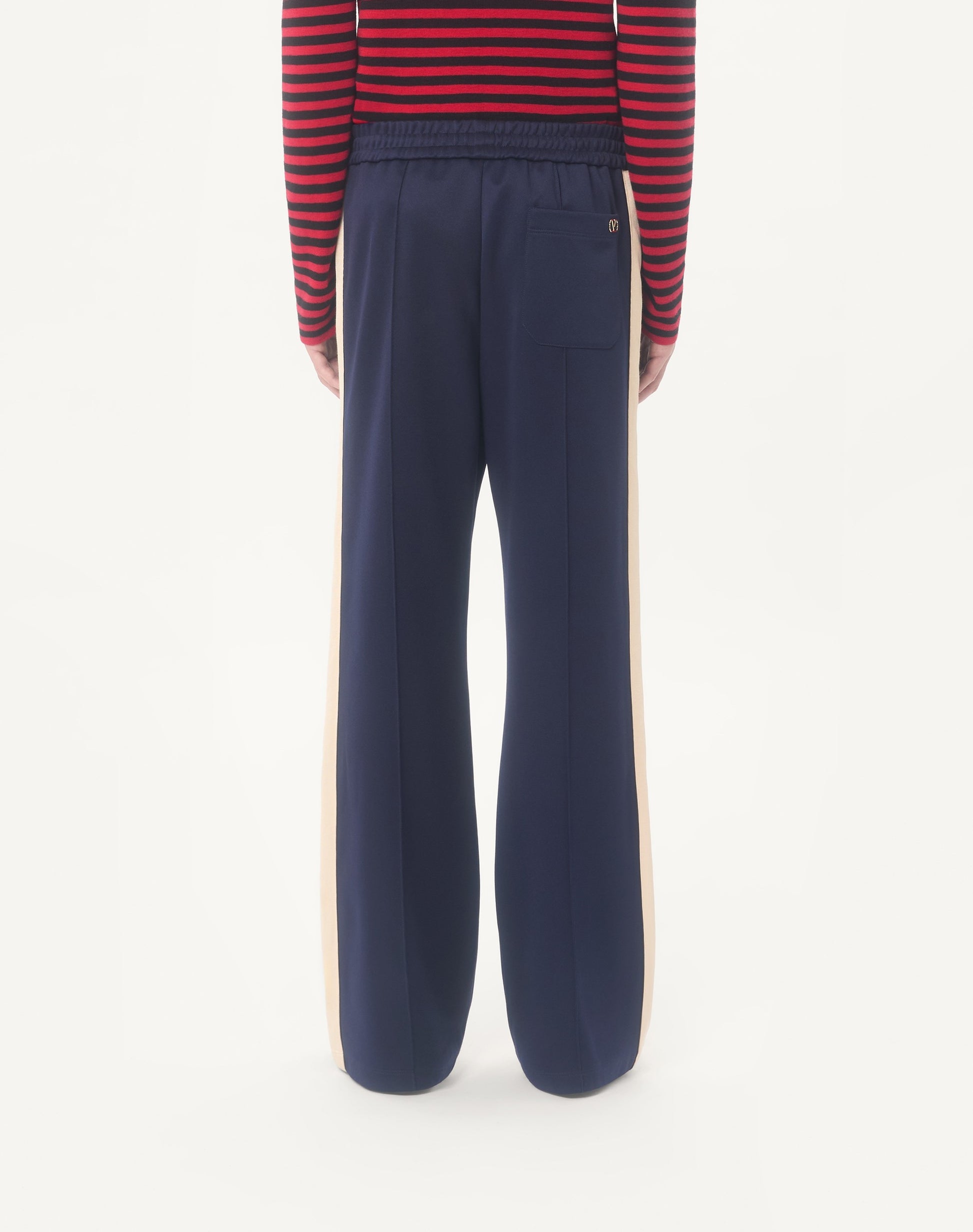 Valentino Acetate Trousers With Vlogo Patch