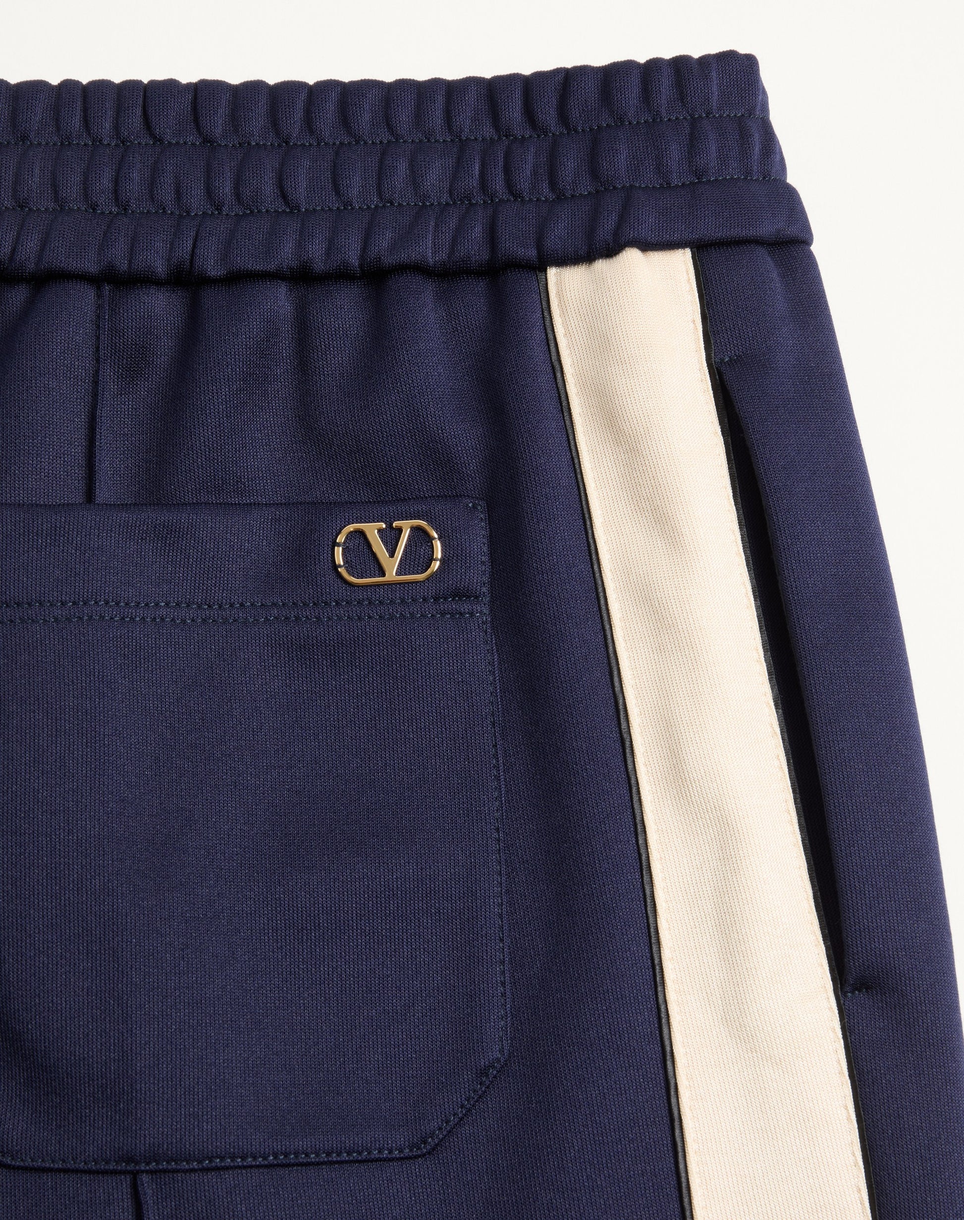 Valentino Acetate Trousers With Vlogo Patch