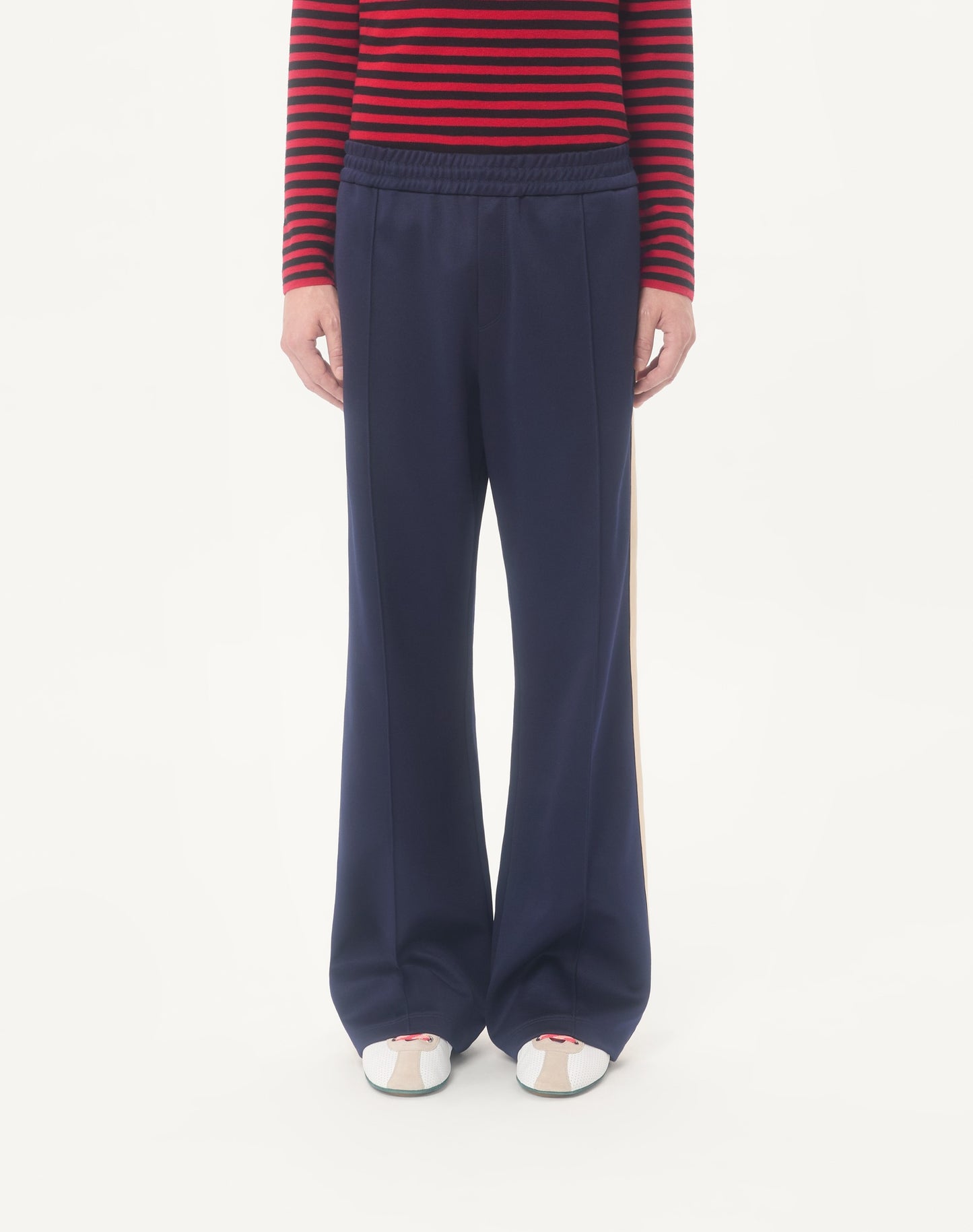 Valentino Acetate Trousers With Vlogo Patch