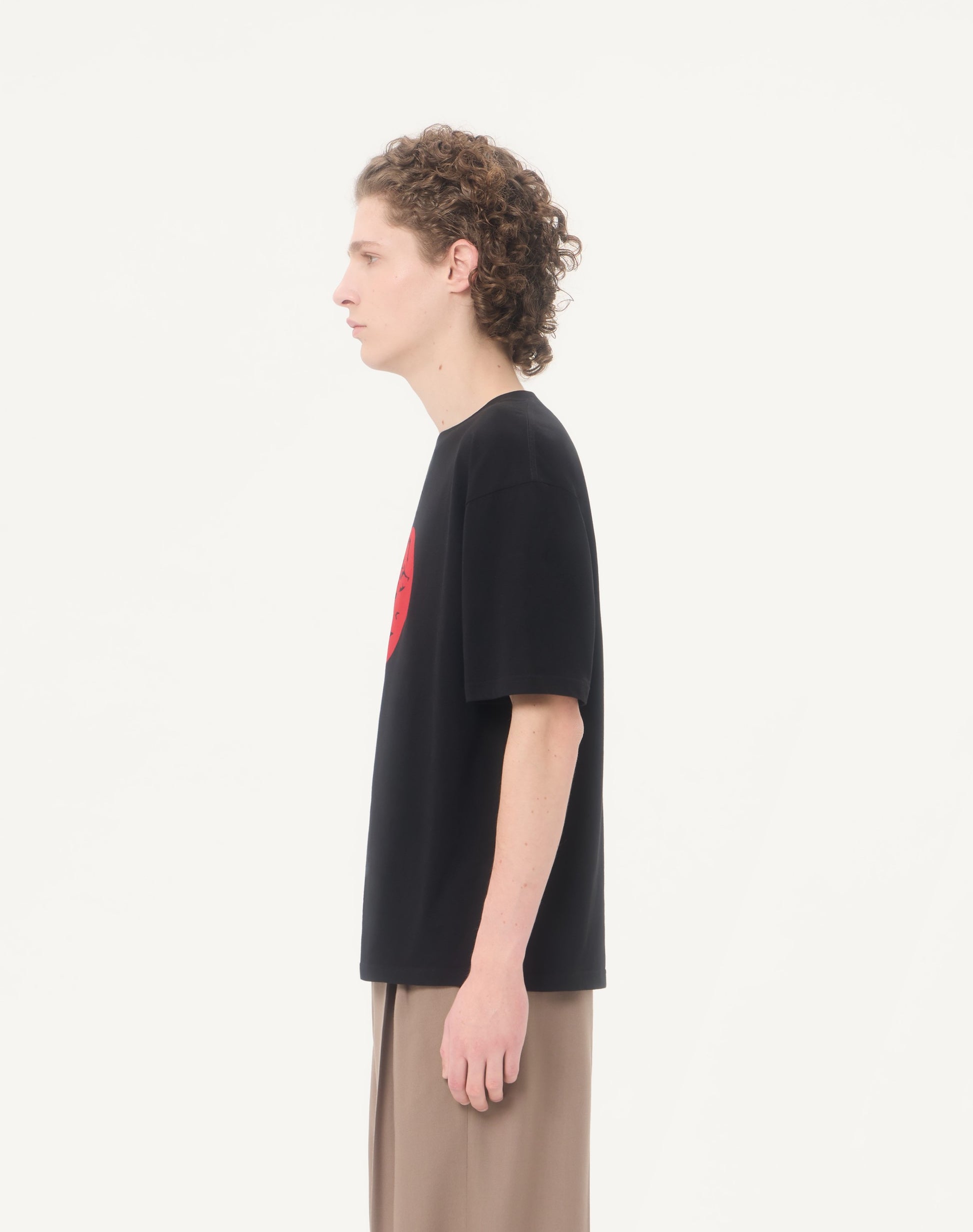 Valentino Cotton T-shirt With Panther Print