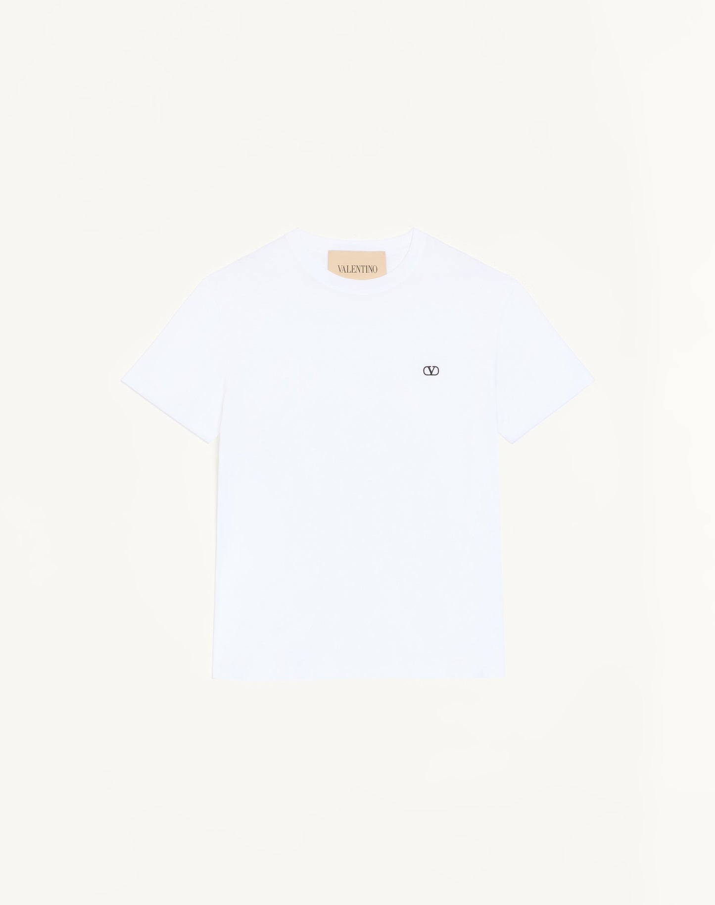 Valentino Cotton T-shirt With Vlogo Embroidery