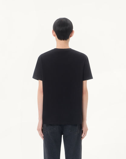 Valentino Cotton T-shirt With Vlogo Embroidery
