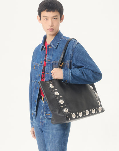 Valentino Denim Jacket With Vgold