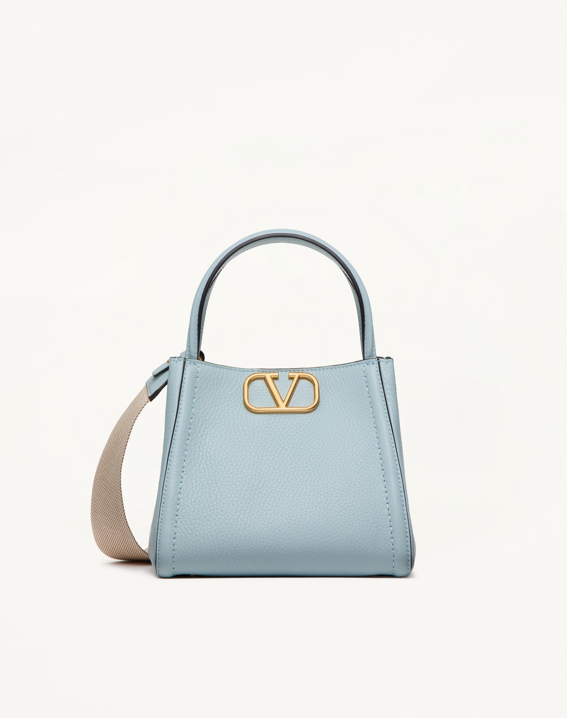 Valentino Garavani Alltime Small Handbag In Grainy Calfskin