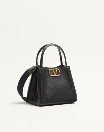 Valentino Garavani Alltime Small Handbag In Grainy Calfskin