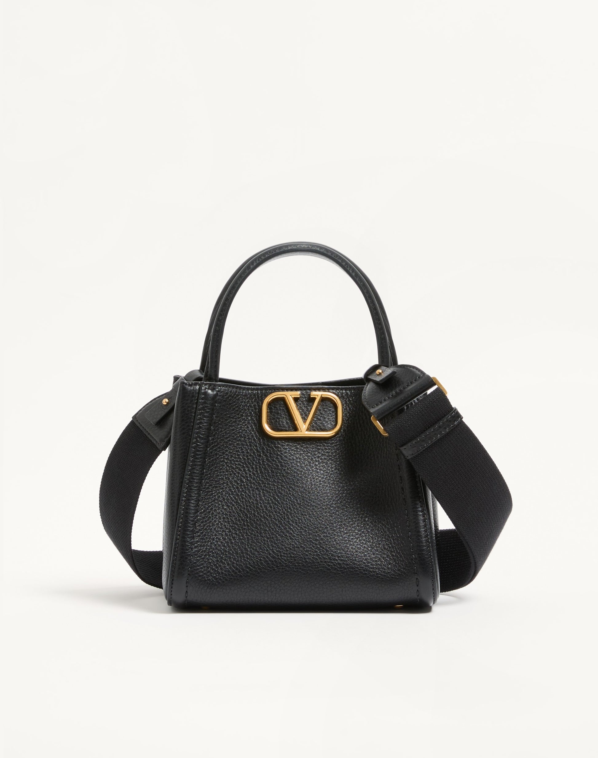 Valentino Garavani Alltime Small Handbag In Grainy Calfskin