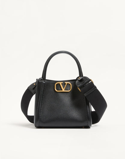 Valentino Garavani Alltime Small Handbag In Grainy Calfskin