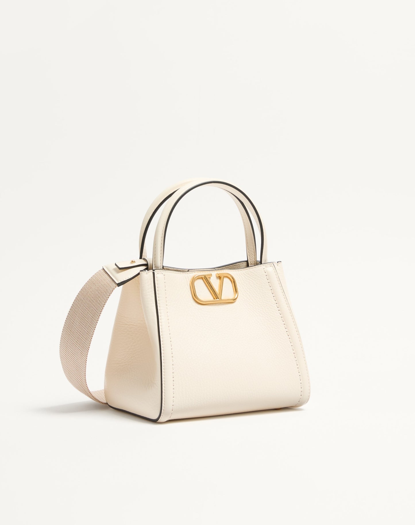 Valentino Garavani Alltime Small Handbag In Grainy Calfskin