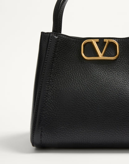 Valentino Garavani Alltime Small Handbag In Grainy Calfskin