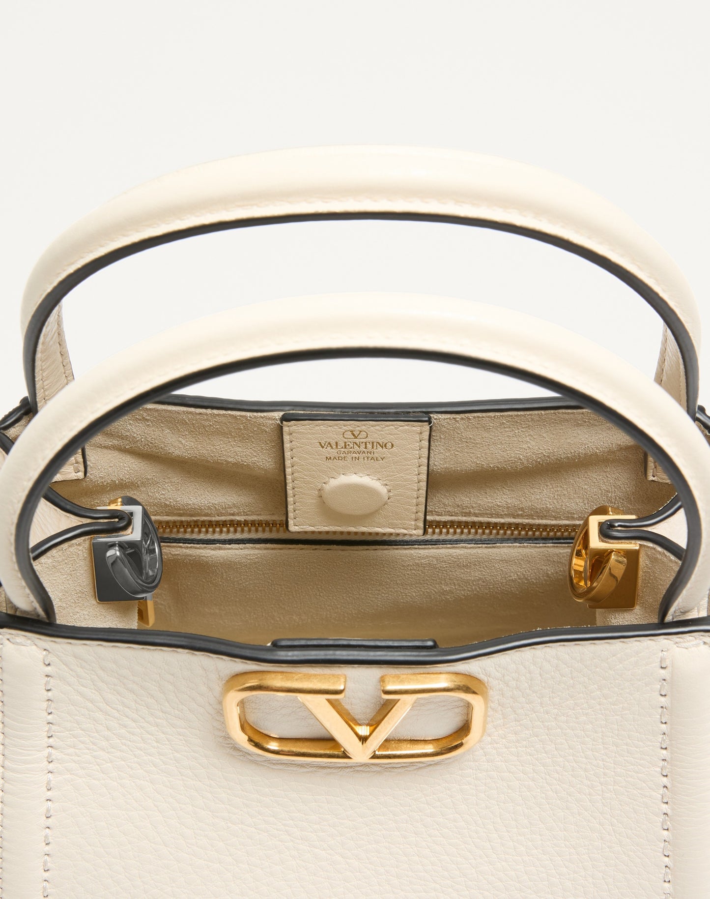 Valentino Garavani Alltime Small Handbag In Grainy Calfskin