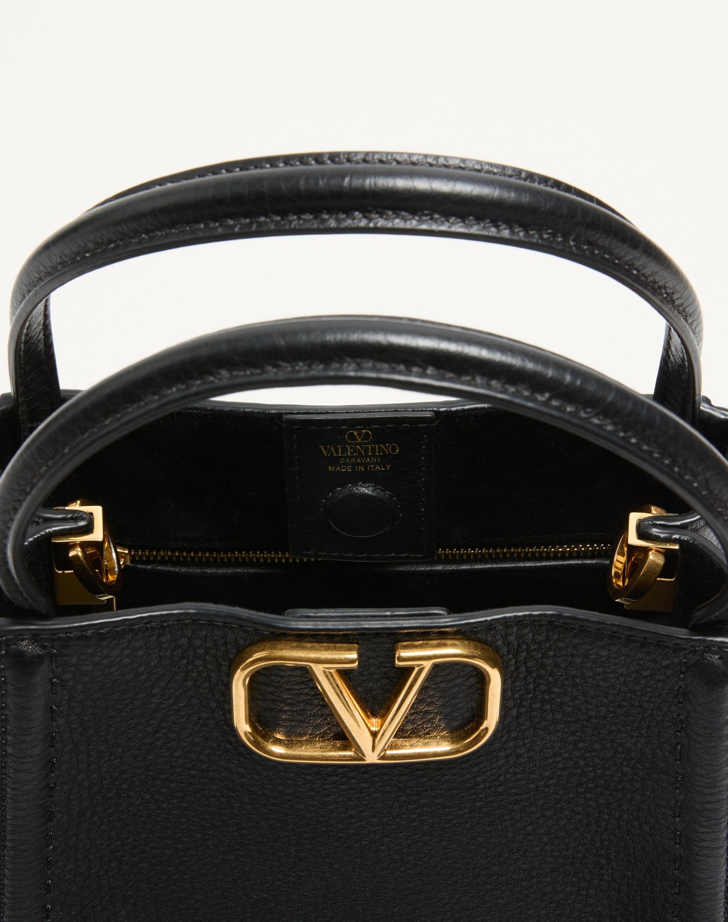 Valentino Garavani Alltime Small Handbag In Grainy Calfskin