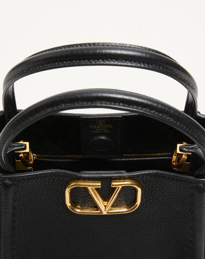 Valentino Garavani Alltime Small Handbag In Grainy Calfskin