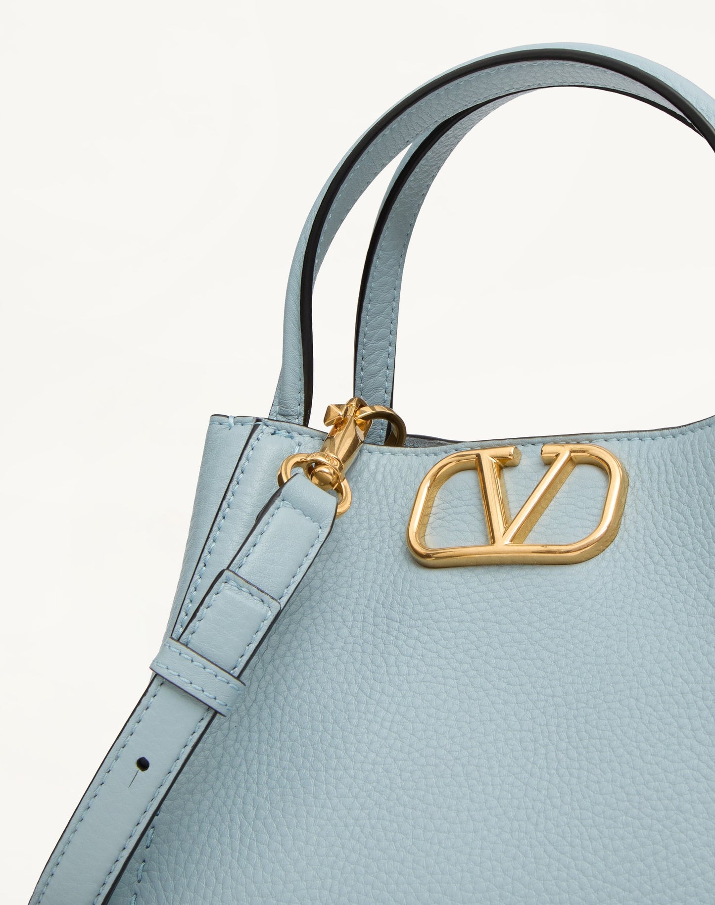 Valentino Garavani Alltime Small Handbag In Grainy Calfskin