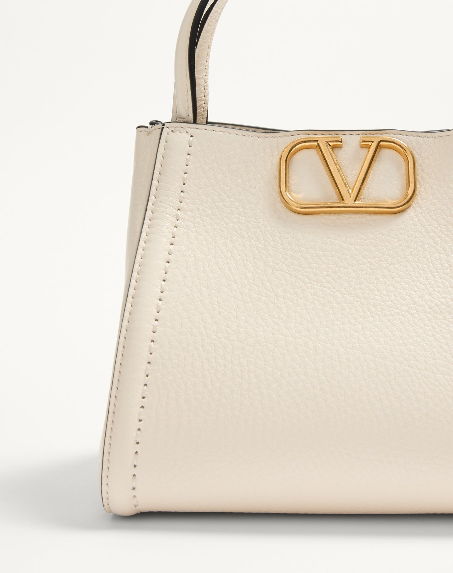Valentino Garavani Alltime Small Handbag In Grainy Calfskin