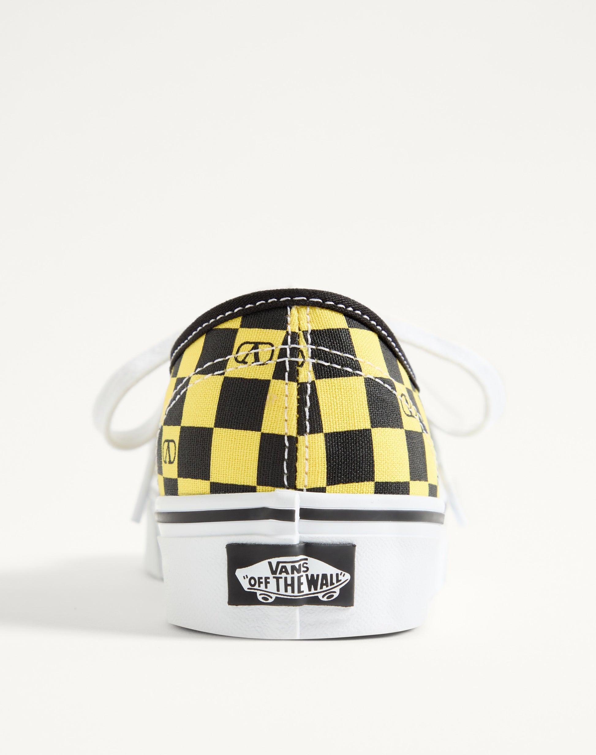 Valentino Garavani And Vans Low-top Fabric Trainer With Vlogo Checkerboard Print And Le Chat De La Maison Print