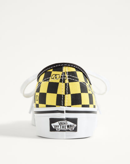 Valentino Garavani And Vans Low-top Fabric Trainer With Vlogo Checkerboard Print And Le Chat De La Maison Print