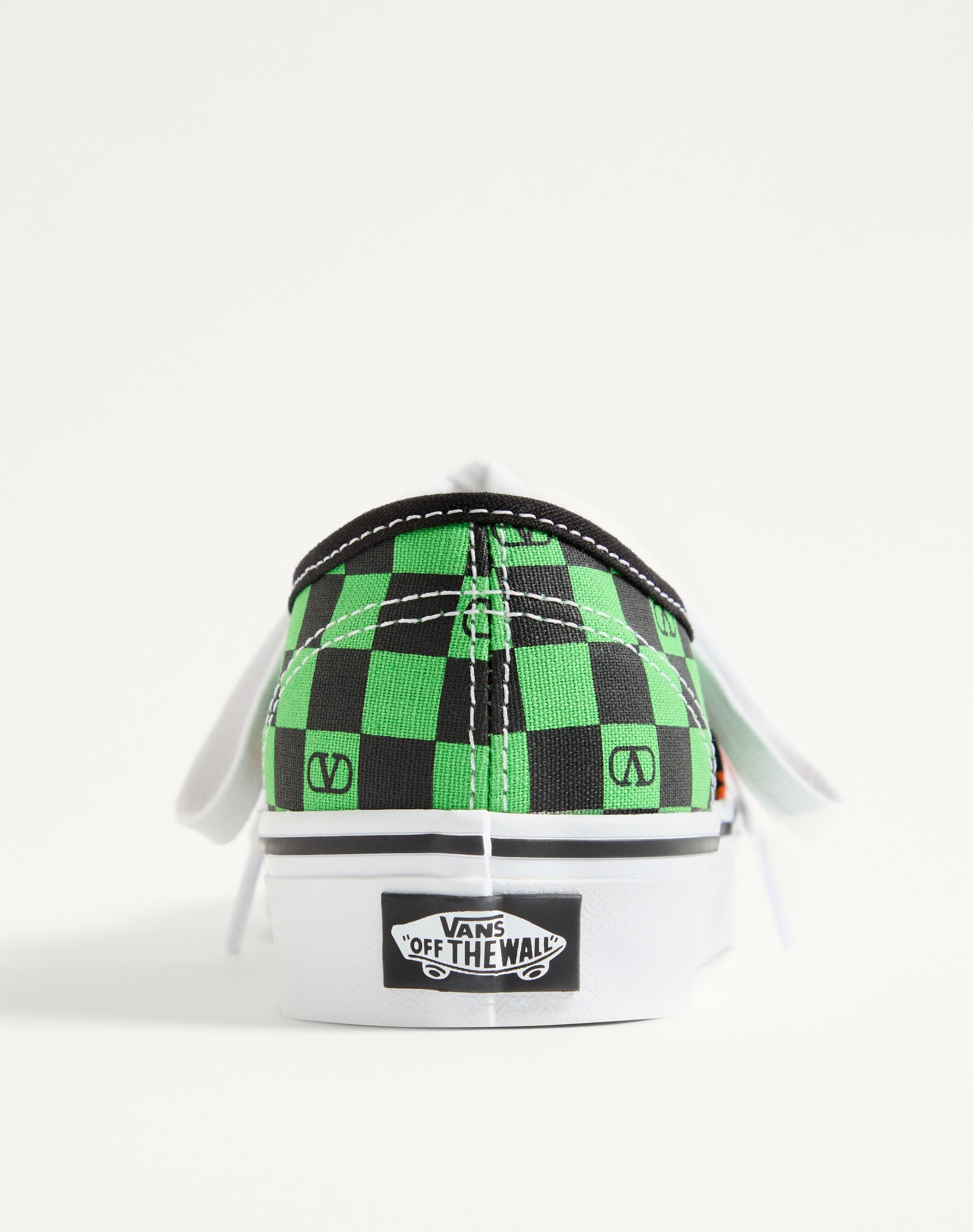 Valentino Garavani And Vans Low-top Fabric Trainer With Vlogo Checkerboard Print And Tropical Leaves Print