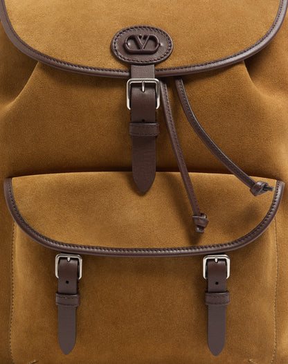 Valentino Garavani Antibes Suede Backpack
