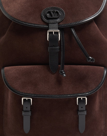 Valentino Garavani Antibes Suede Backpack