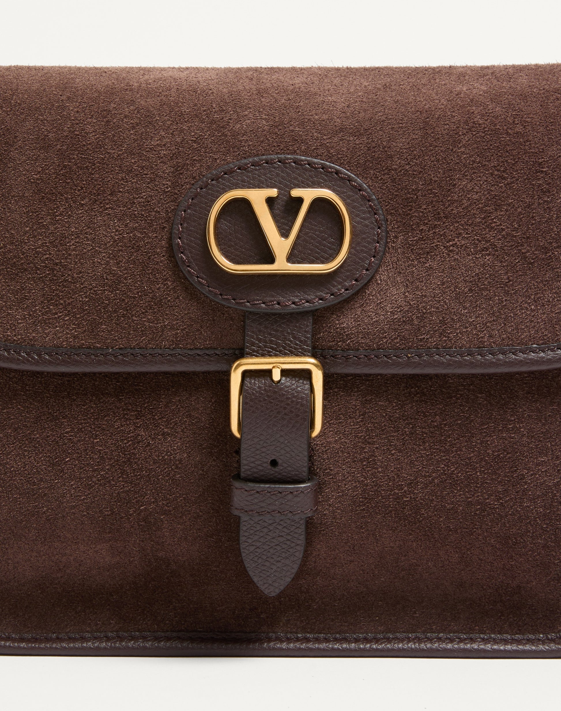 Valentino Garavani Antibes Suede Shoulder Bag