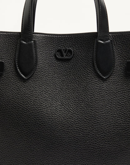 Valentino Garavani Antibes Medium Tote Bag In Grained Leather