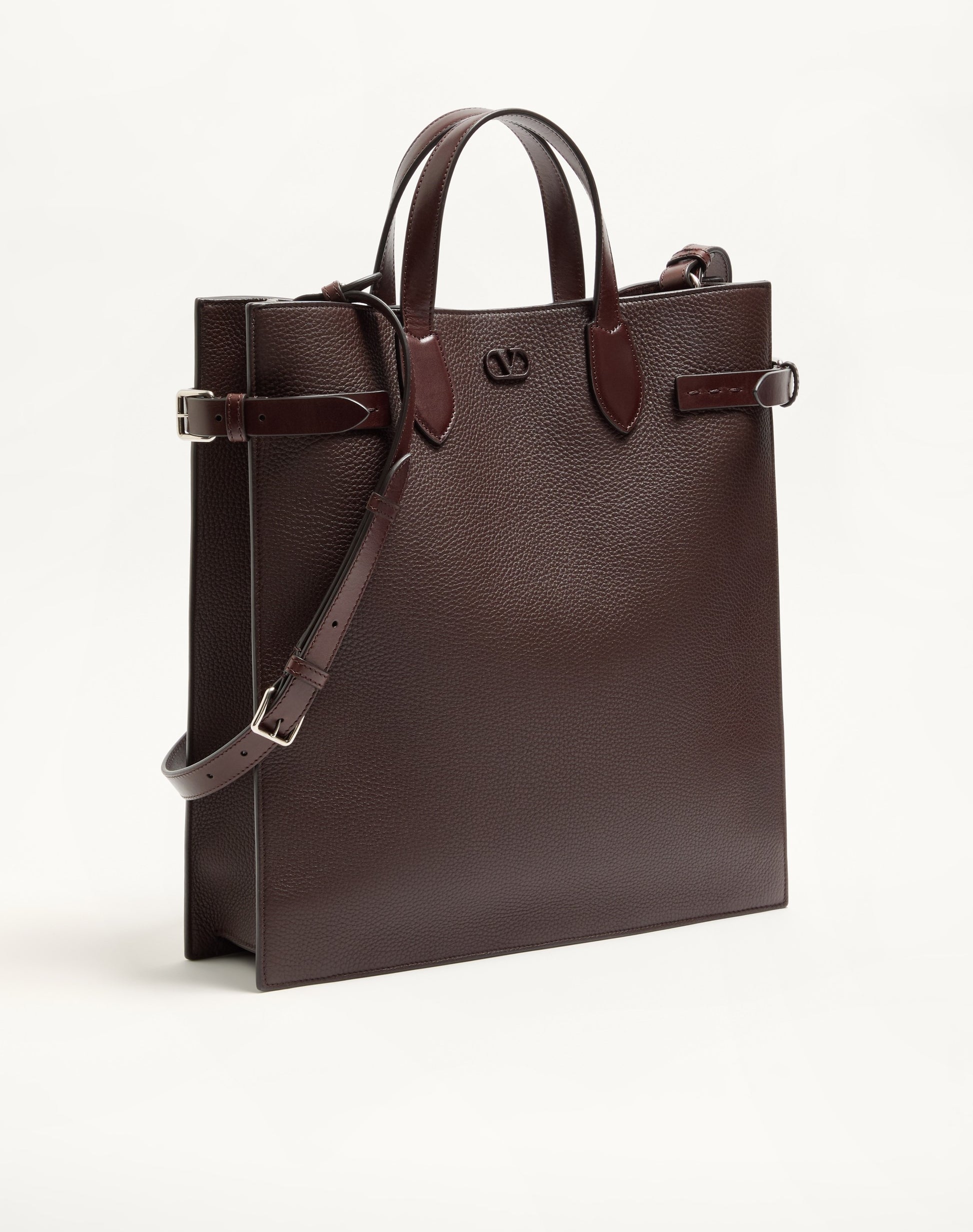 Valentino Garavani Antibes Medium Tote Bag In Grained Leather