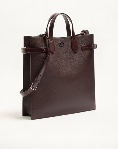 Valentino Garavani Antibes Medium Tote Bag In Grained Leather